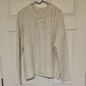 NWT Pink Rose Cozy Cable Knit Sweater